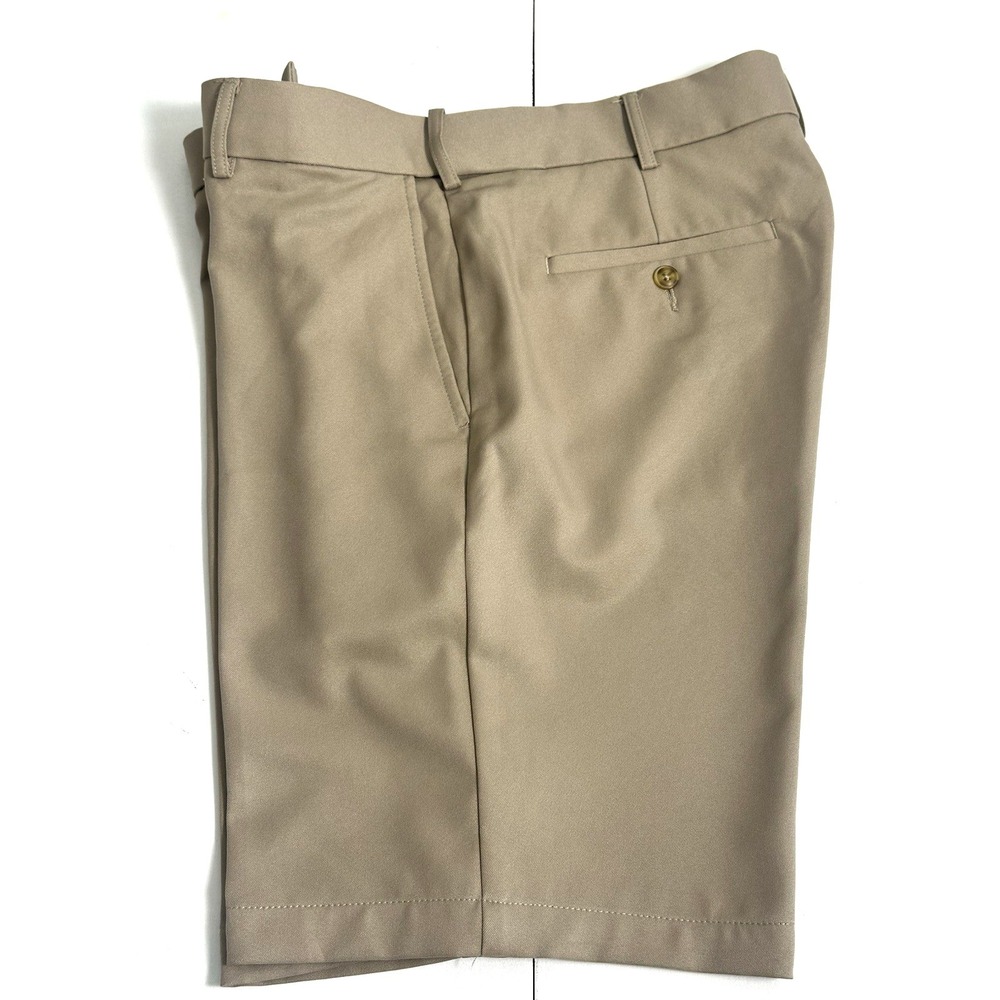 PGA Tour Men's Golf Bermuda Lightweight Shorts Tan/Beige Size 34 - Picture 2 of 16